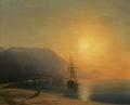 [Sunset off Ayu Dag in the Crimea]
