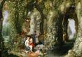 [A Fantastic Cave with Odysseus and Calypso]