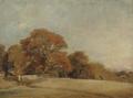[An Autumnal Landscape at East Bergholt]