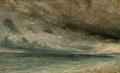 [The Coast at Brighton, Stormy Evening]