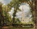 [Salisbury Cathedral from the Bishop's Grounds]