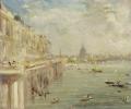 [Somerset House Terrace and St Paul's, from Waterloo Bridge]