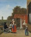 [A Dutch Courtyard]