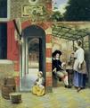 [Courtyard of a House in Delft]