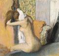 [After the Bath, Woman Drying her Neck]