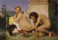 [The Cockfight, aka Young Greeks Encouraging Cocks to Fight]
