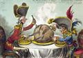 [The Plumb-Pudding in Danger, or State Epicures taking un Petit Souper]