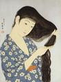 [A Young Woman Combing her Hair]