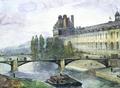 [View of the Pavillon de Flore of the Louvre]