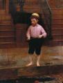 [Boy Fishing at 58 East 10th Street]