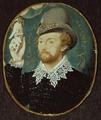 [Man Clasping Hand from a Cloud, possibly William Shakespeare]