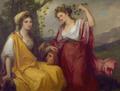 [Portrait of Domenica Morghen as Tragedy and Maddalena Volpato as Comedy]