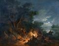 [Attack by Robbers at Night]