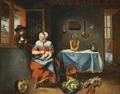 [Young Serving Maid Plucking a Duck]