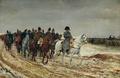 [Napoleon on the Campaign in France, 1814, Returning from Soissons after the Battle of Laon]