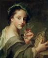 [Woman with a Glass of Wine]