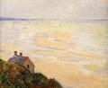 [The Customs Hut at Trouville, Low Tide]