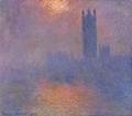 [The Houses of Parliament, with the Sun breaking through the Fog]