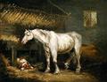 [Old Horses with a Dog]