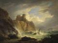 [Tantallon Castle with the Bass Rock]