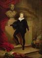 [Master Betty as Hamlet before a Bust of Shakespeare]