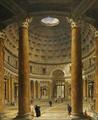 [The Interior of the Pantheon, Rome, Looking North from the Main Altar]
