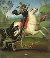 [St. George Struggling with the Dragon]