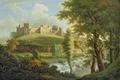 [Ludlow Castle with Dinham Weir]