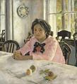 [Girl with Peaches]