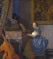 [Young Lady Seated at Virginal]