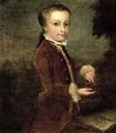 [Portrait of Wolfgang Amadeus Mozart, Aged Eight, Holding a Bird's Nest]